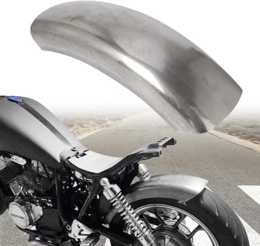 6.1 Flat Motorcycle Rear Short Fender Mudguard For Harley Bobber Chopper