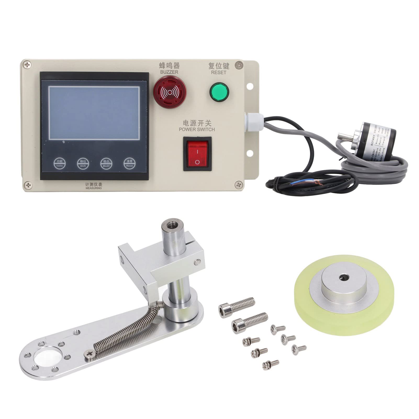 Compteur de longueur positif et négatif AC 100-240V textile