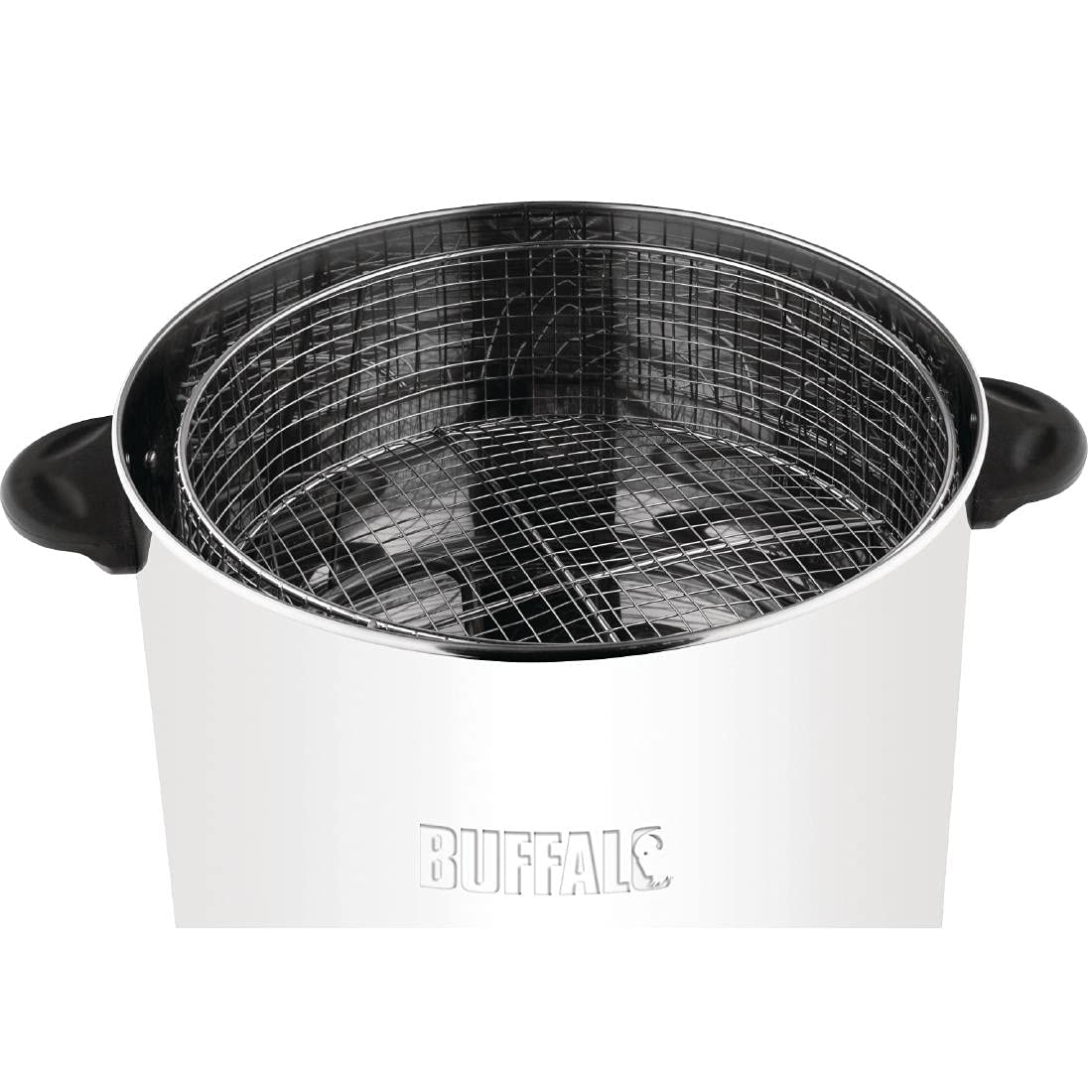 Buffalo Cuiseur vapeur en acier inoxydable avec couvercle