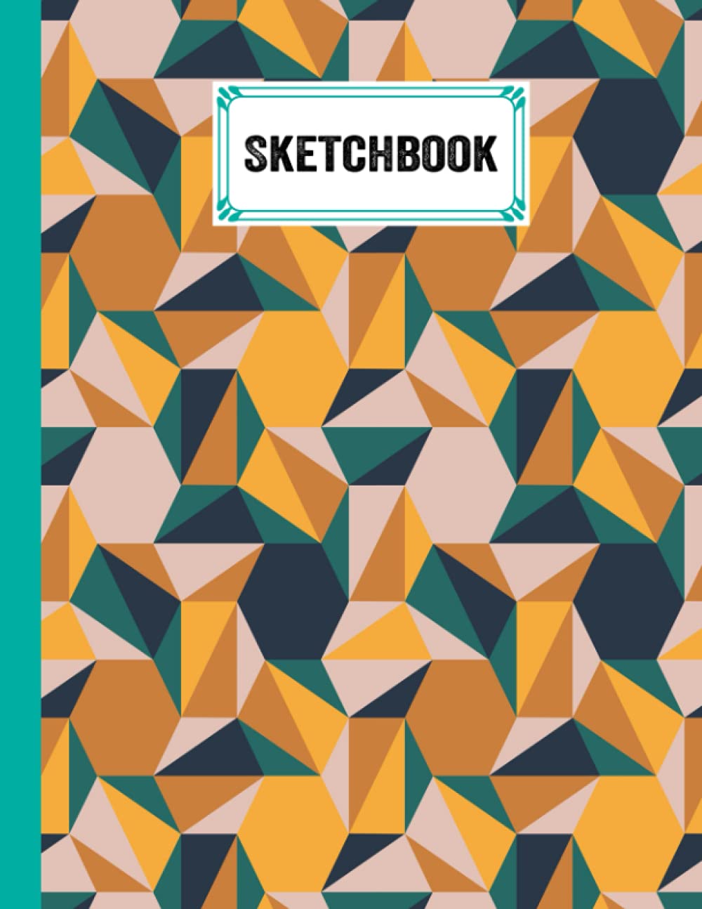 Sketchbook For Kids: Hexagons Sketchbook,Blank White Pages for Painting, Drawing, Writing, Sketching and Doodling, 122 pages, Size 8.5" x 11" by Boris Wegener