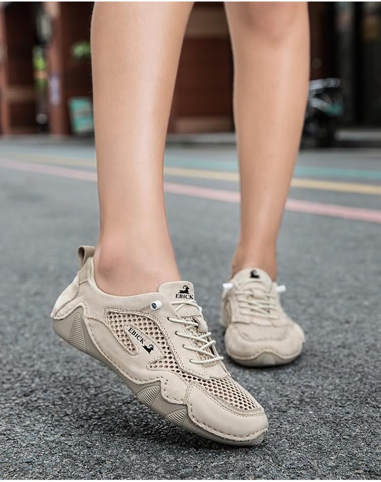 Miniatura 8 de Zapatos de senderismo de malla para exteriores para mujer para senderismo y caminar, zapatos deportivos de verano de malla transpirable