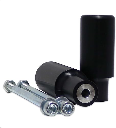 Shogun Kawasaki Z900 Z 900 2017 2018 2019 2020 2021 2022 - Deslizadores de marco negro sin corte para modelos ABS y no ABS - 750-4849 - Fabricado en