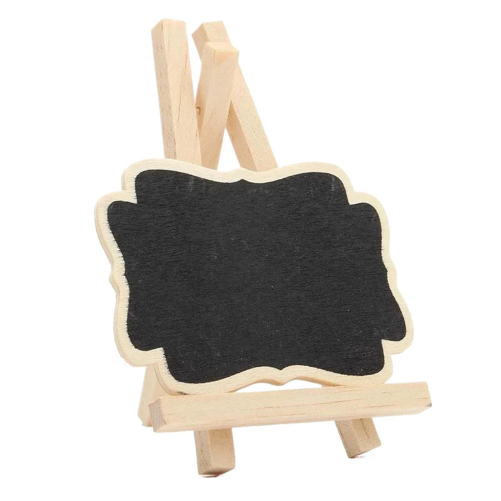 Mini Ardoise 5/10PCS Mini tableau noir en bois portable
