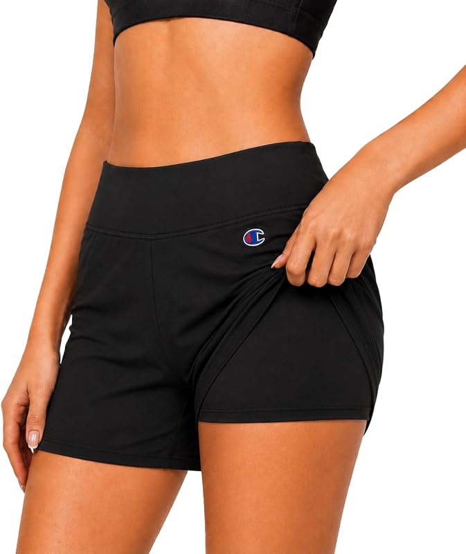 Women's 5" High Waisted Board Shorts Swim Shorts, Tummy Control