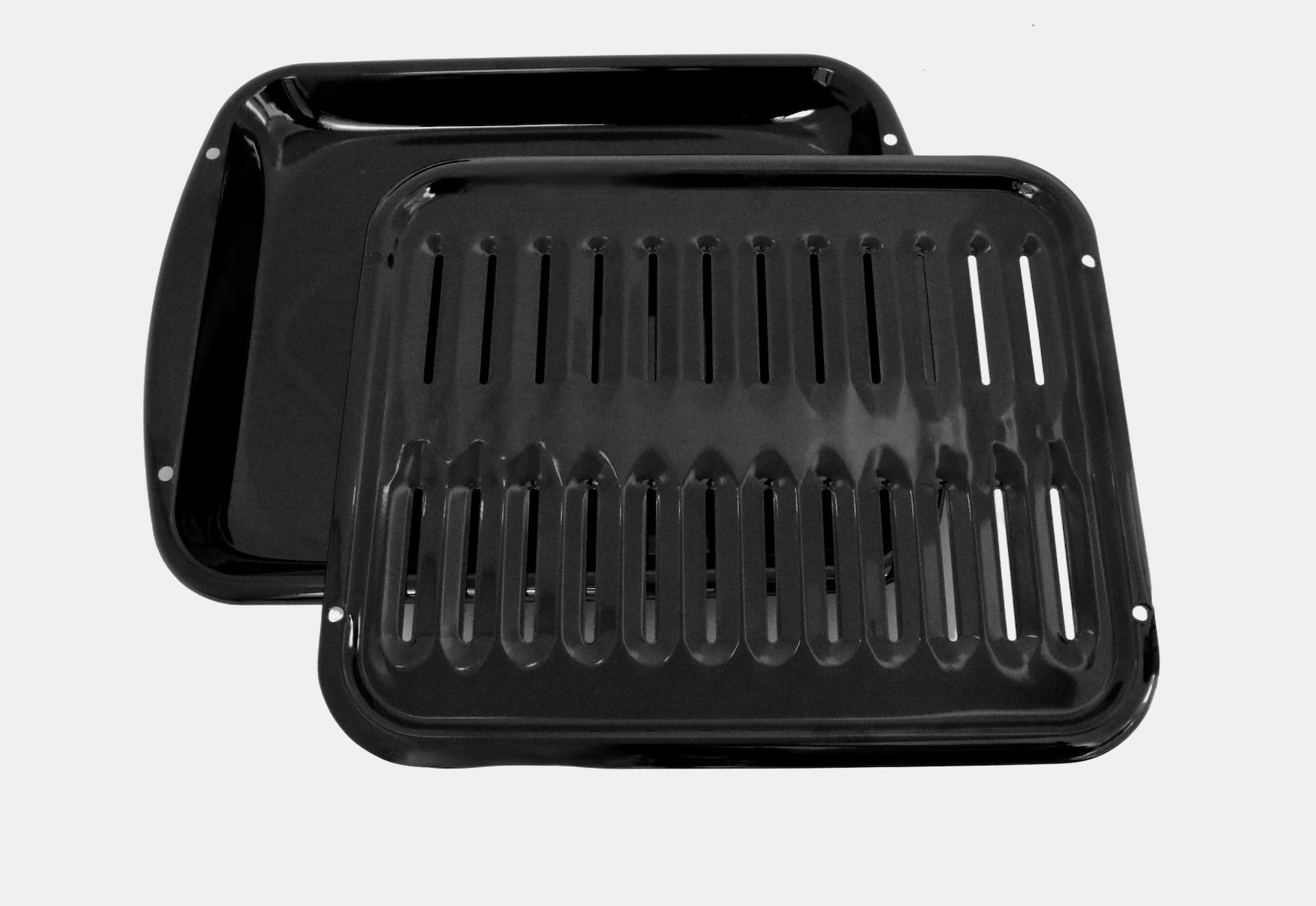 Amazon.com: Non-Stick Porcelain Broiler Pan and Grill for