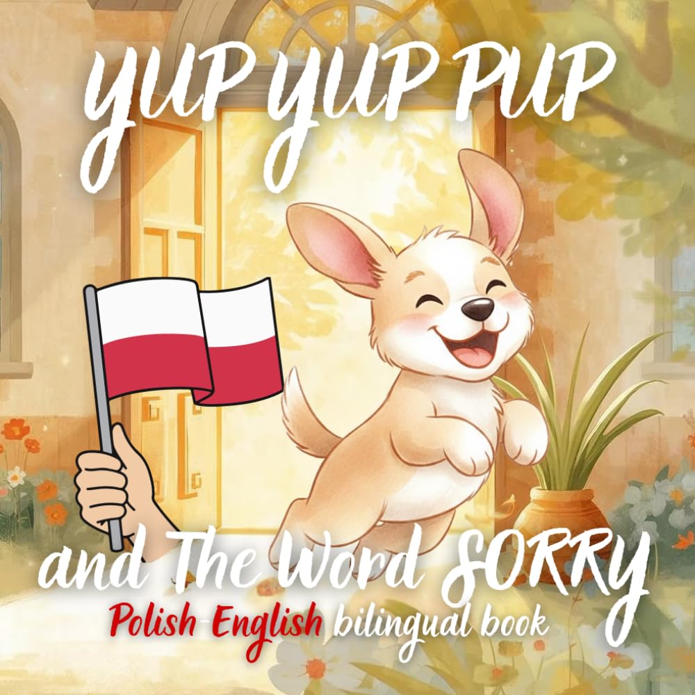 Yup Yup Pup and The Word SORRY; Polish-english bilingual book: A Fun and Heartwarming Children’s Book Teaching Kindness, Empathy, and How to Say Sorry – Perfect for Ages 3-7 (Yup Yup Pup Polish)