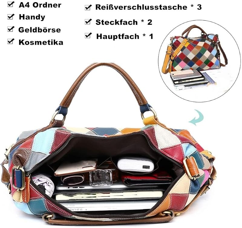 Eysee női bőr válltáska elegáns marhabőr kézitáska