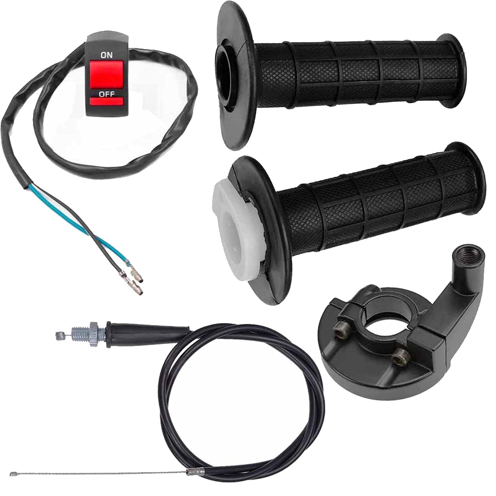 Pit Bike JFG RACING 78 22mm Thumb Throttle Cable Transparent Mini