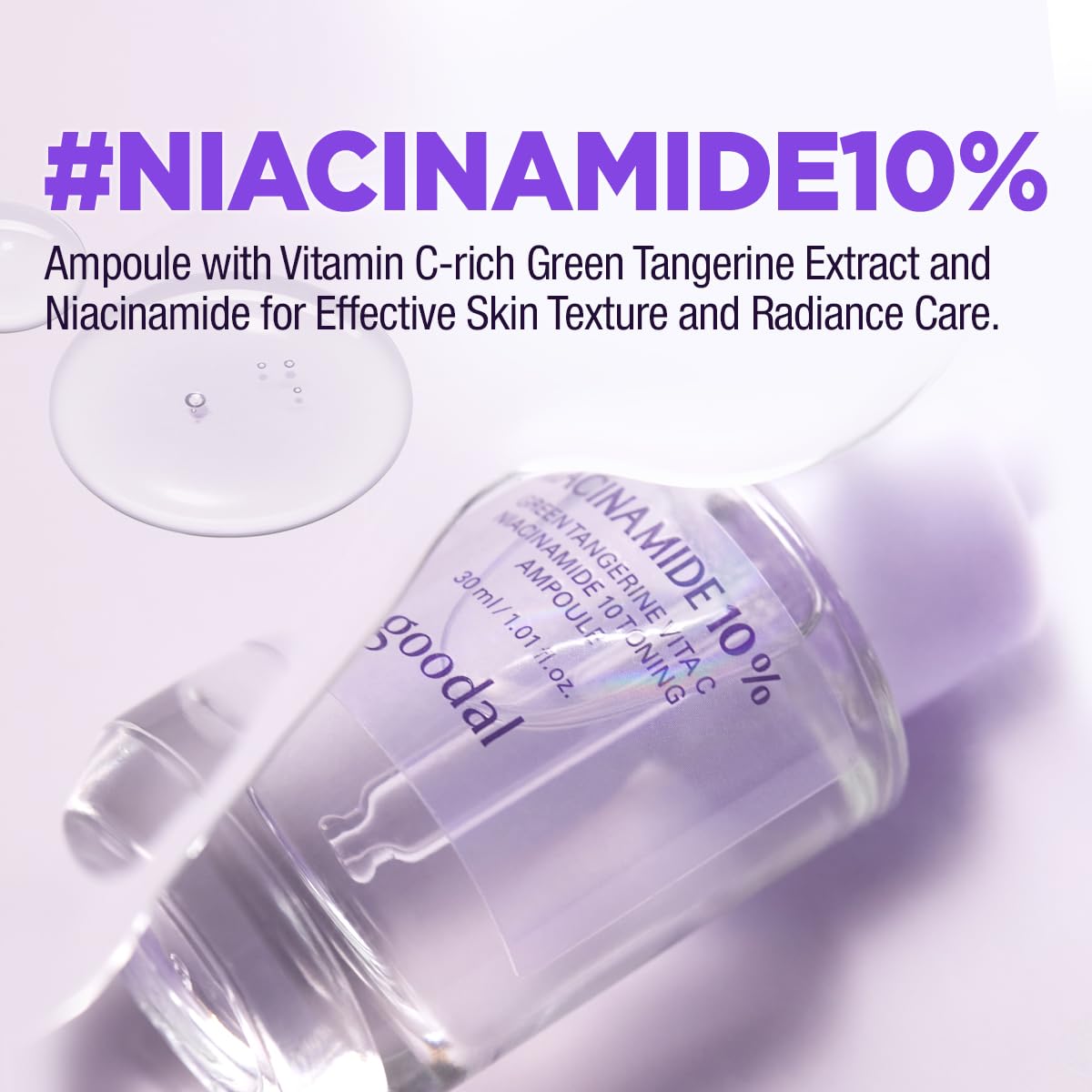 Goodal%10 Niacinamide İçerikli Ampul GOODAL Green Tangerine Vita C Niacinamide 10 Toning Ampoule
