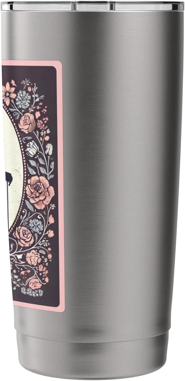 Pride and Prejudice Vintage Silhouette Design Stainless Steel Insulated Tumbler - Image 2