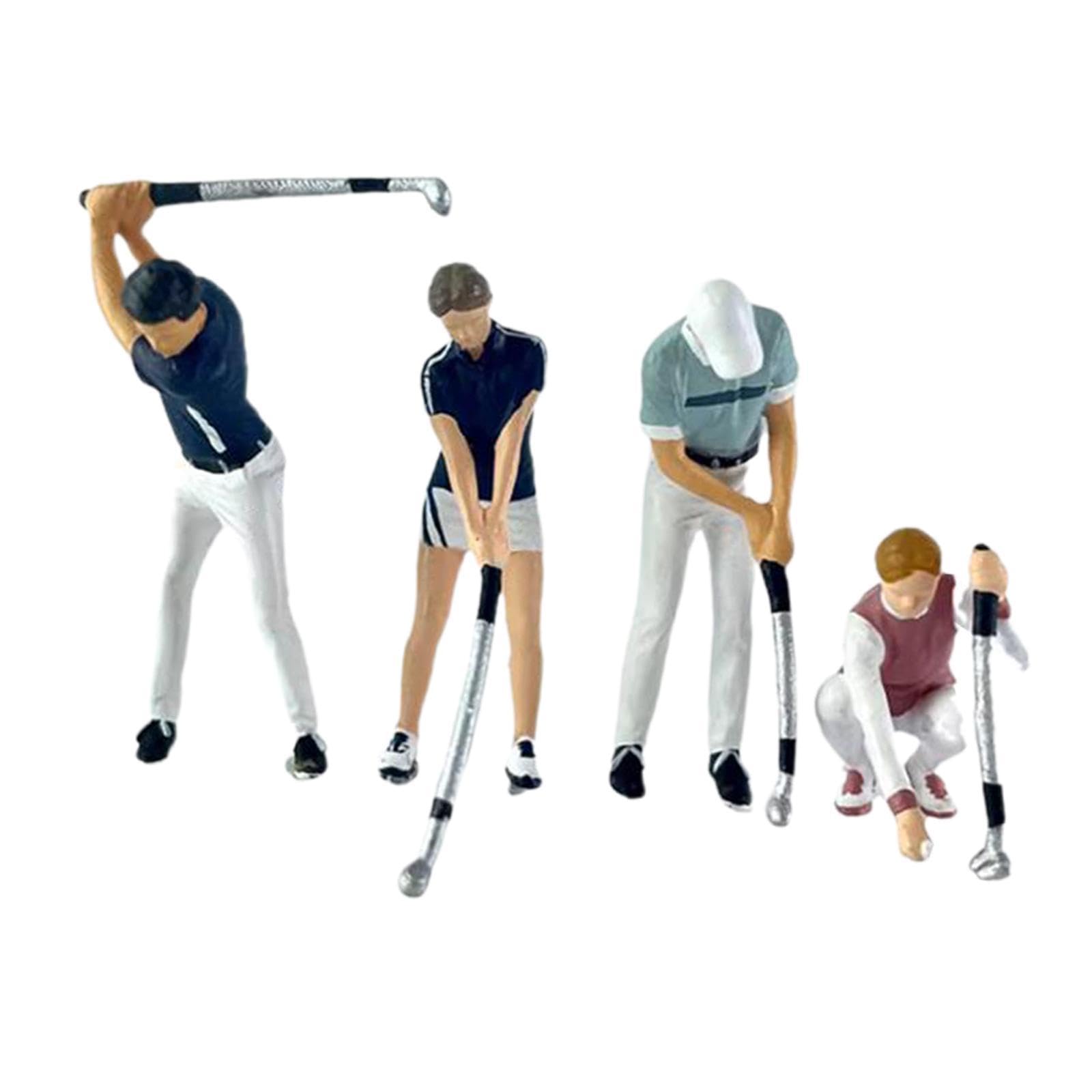 Amazon.co.jp: Oshhni 1/64 樹脂ゴルファー ミニチュア