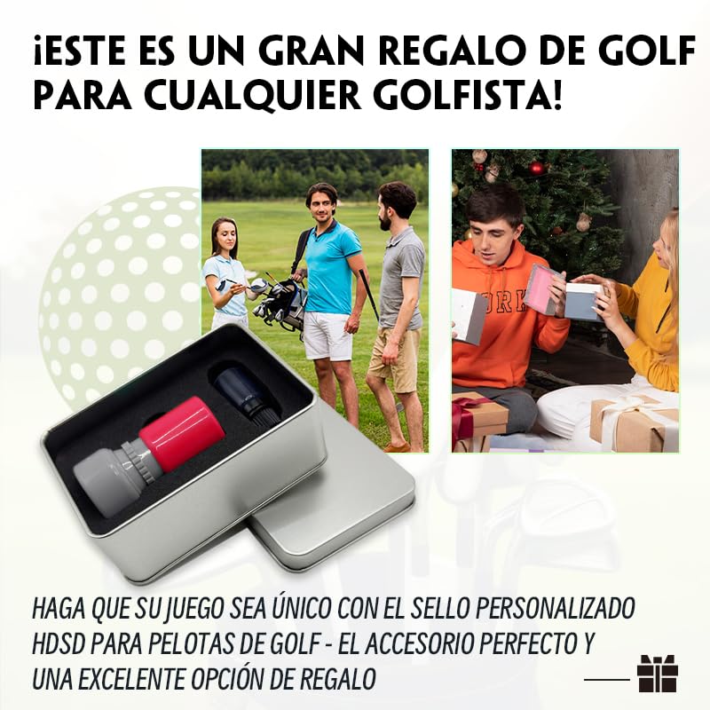 Personalizado Sello de Bola de Golf con Tinta de Secado rápido Duradera