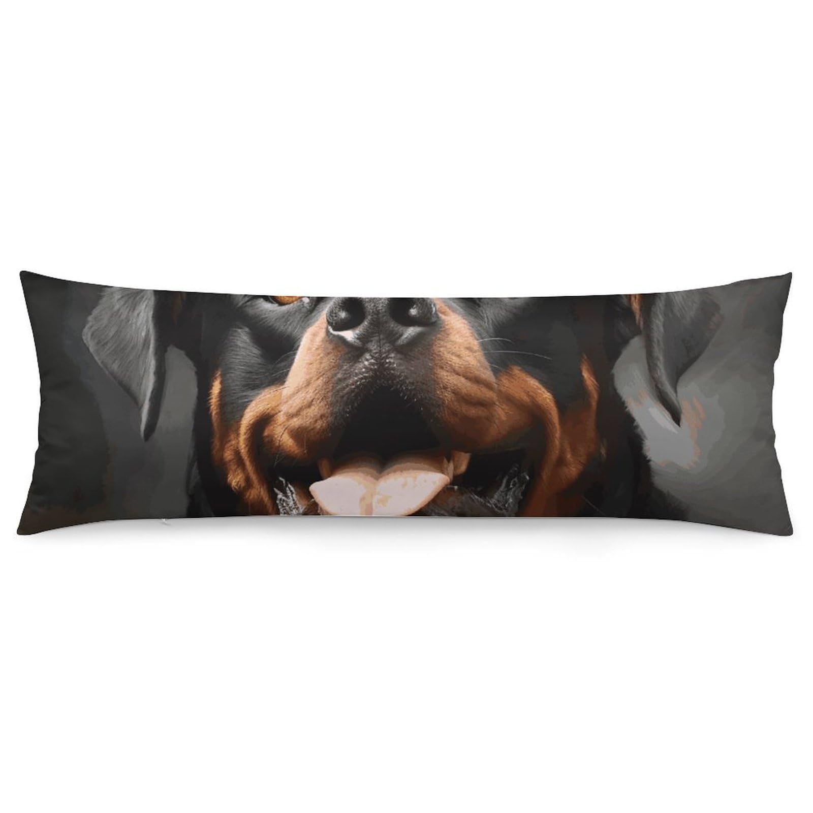 Taie d'oreiller Rottweiler facile à nettoyer pour un linge sain