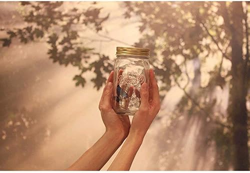 Miniatura 7 de Mariposa en un frasco de cristal, tarro de lámpara LED Hsxxf con mariposa animada en un tarro para activar la decoración de regalo (azul) Azul /