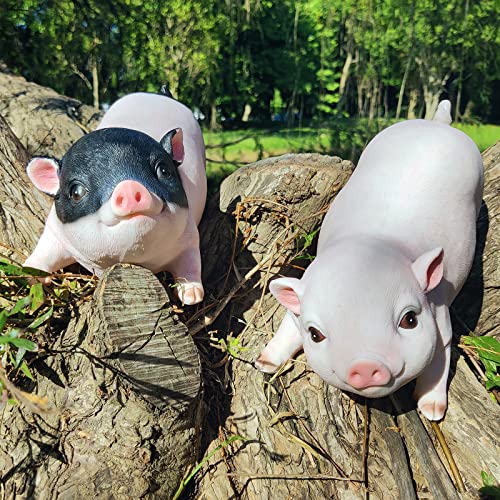 Xifiry Pig Garden Animal Statue - Best Indoor Outdoor Sculpture Ornaments Yard Art Figurines For Patio Lawn House #TOP3