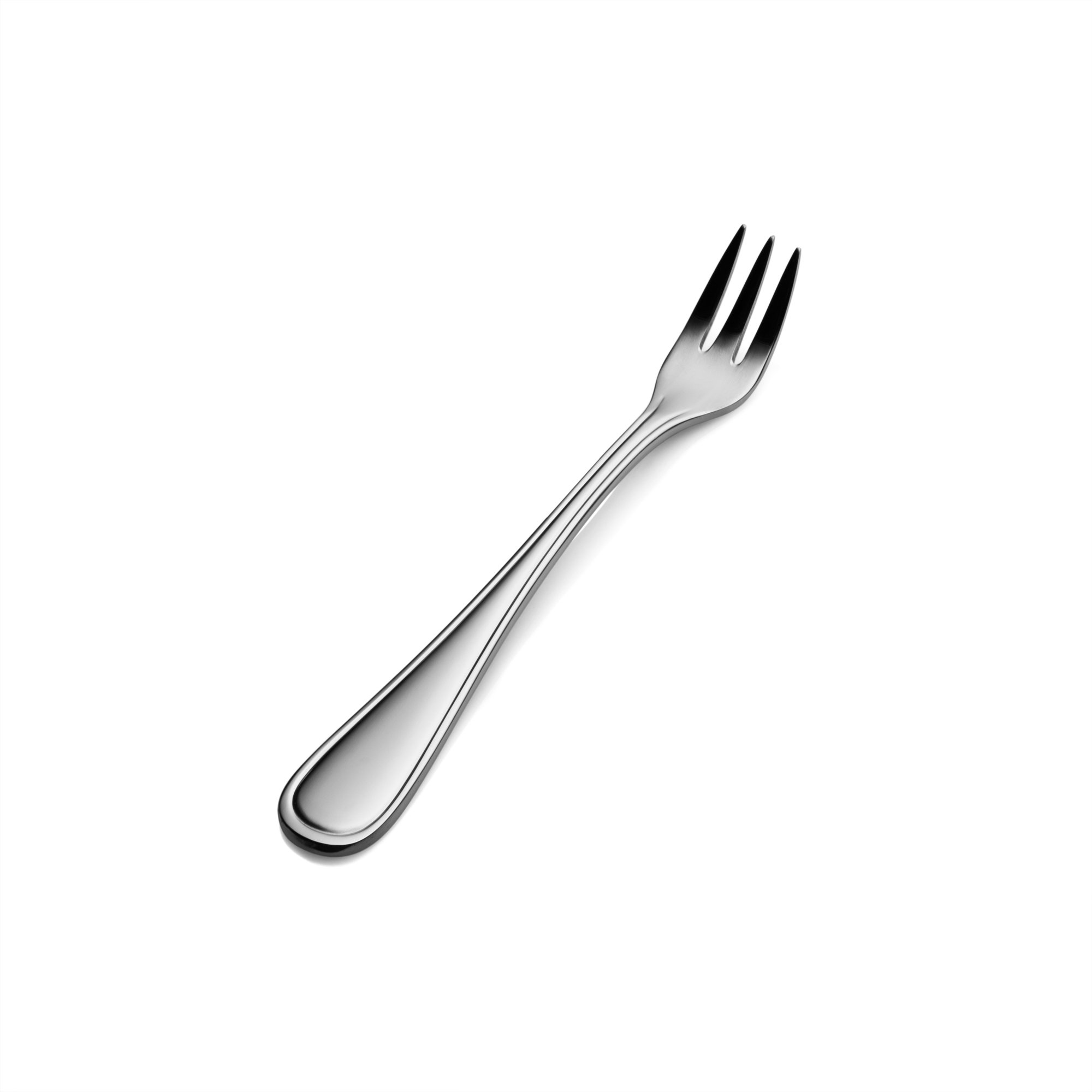 Bon Chef S308 Stainless Steel 18/8 Tuscany Oyster/Cocktail Fork, 5-35/64