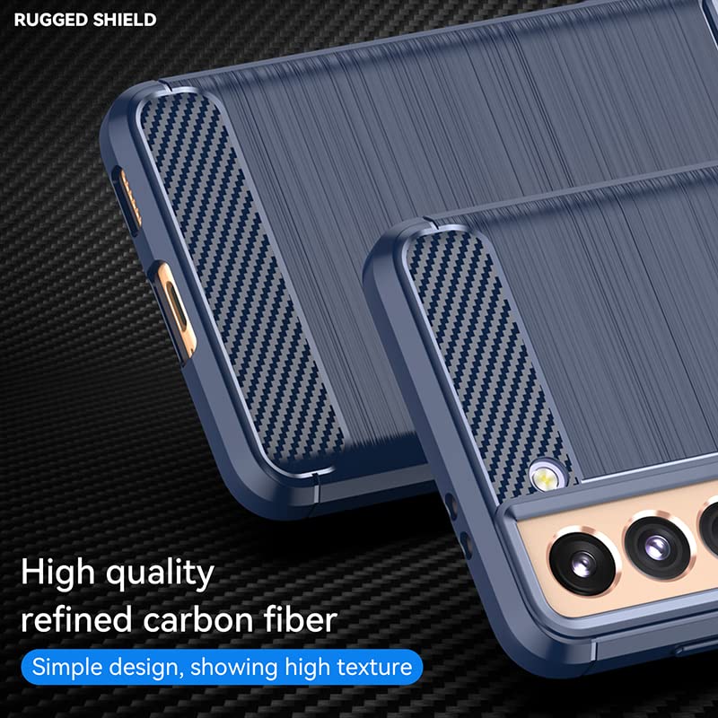 Image of Basic Case for Samsung Galaxy S21 Plus (Carbon Fibre Blue)
