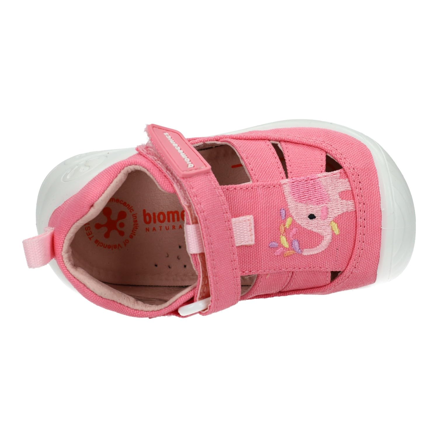 Biomecanics 242183-D Sandalias para niñas, calzado respetuoso, primeros pasos, flexible, sandalias rosa de verano con velcro NIÑA SANDALIAS