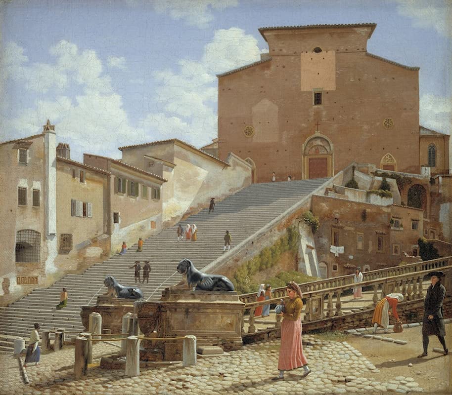 Peinture d'art mural C.W. Eckersberg - Toile haut de gamme 60x90cm