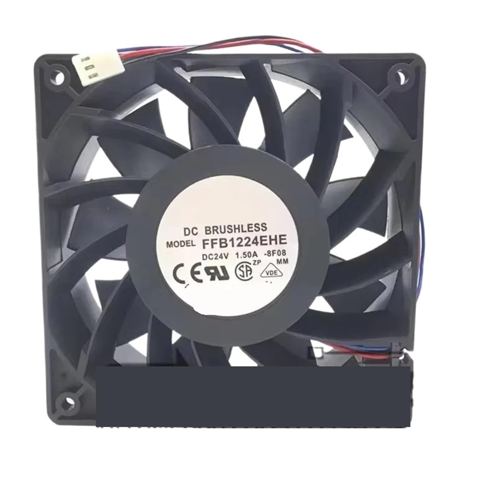 120 * 120 * 38MM 12CM 3-Wire Cooling Fan 24V 1.5A FFB1224EHE(3-wire B2)