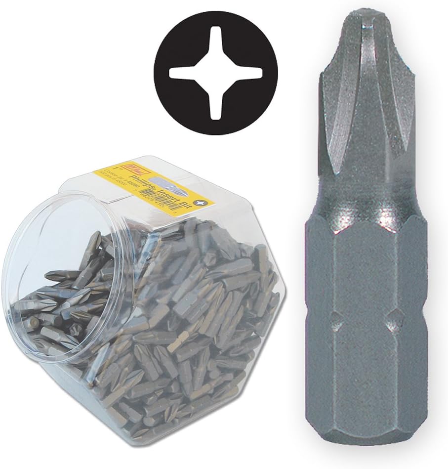 IVY Classic 45970 1-Inch #2 Phillips/Square Bit, Impact Plus, 150-Pack