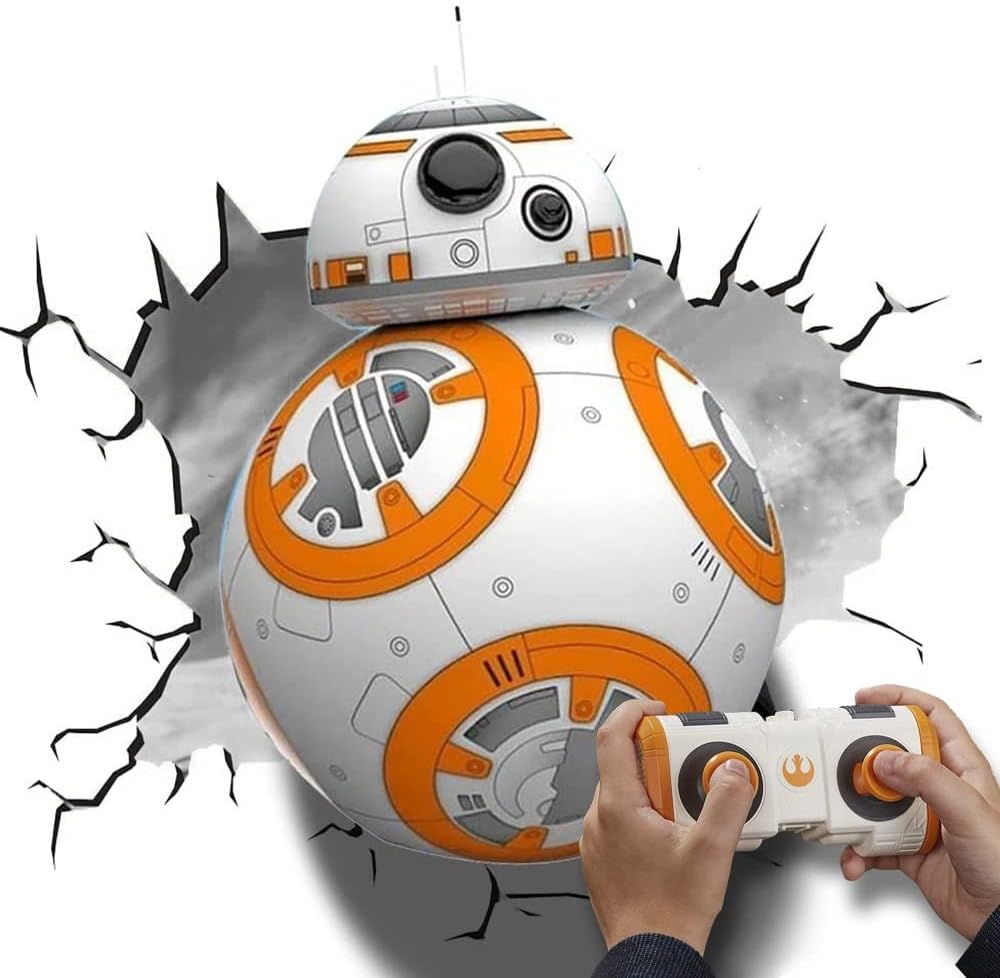 ZJIEX BB8 Robot De Control Remoto, Star Wars Actualización Robot Teledirigido, Force Awakens Minifigure, con Música Sonido Figura De Acción Regalo Juguetes Bola