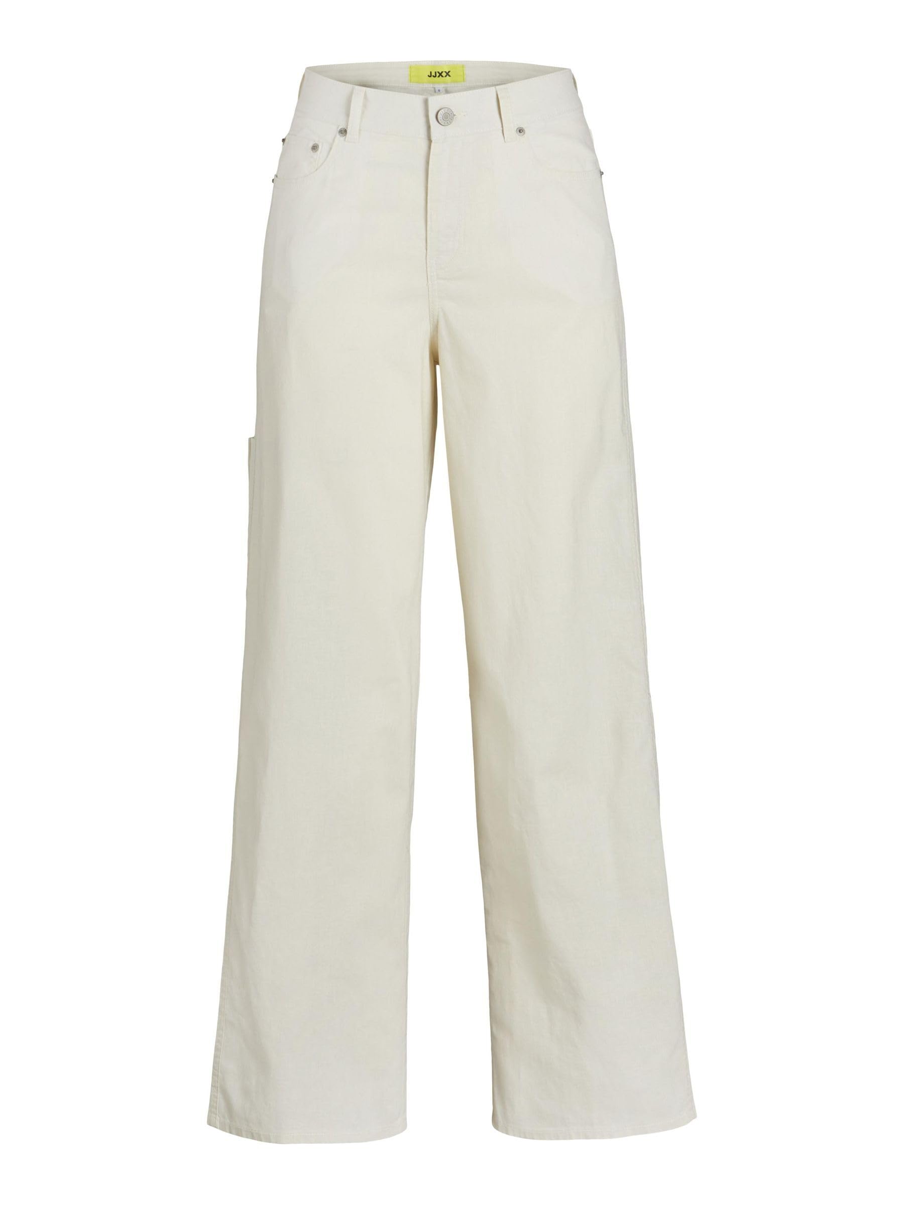 Jack & Jones JXLISA Female Trousers, Vanilla Ice, XS