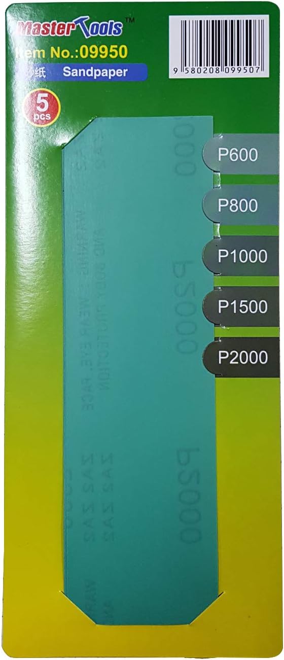 Master Tools 09950 - Model building accessories sandpaper, sandpaper, grey, medium