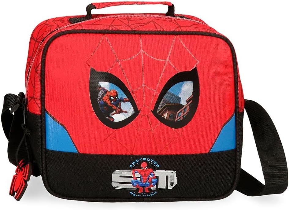 Marvel Spiderman Protector Neceser Adaptable Rojo 23x20x9 cms Poliéster