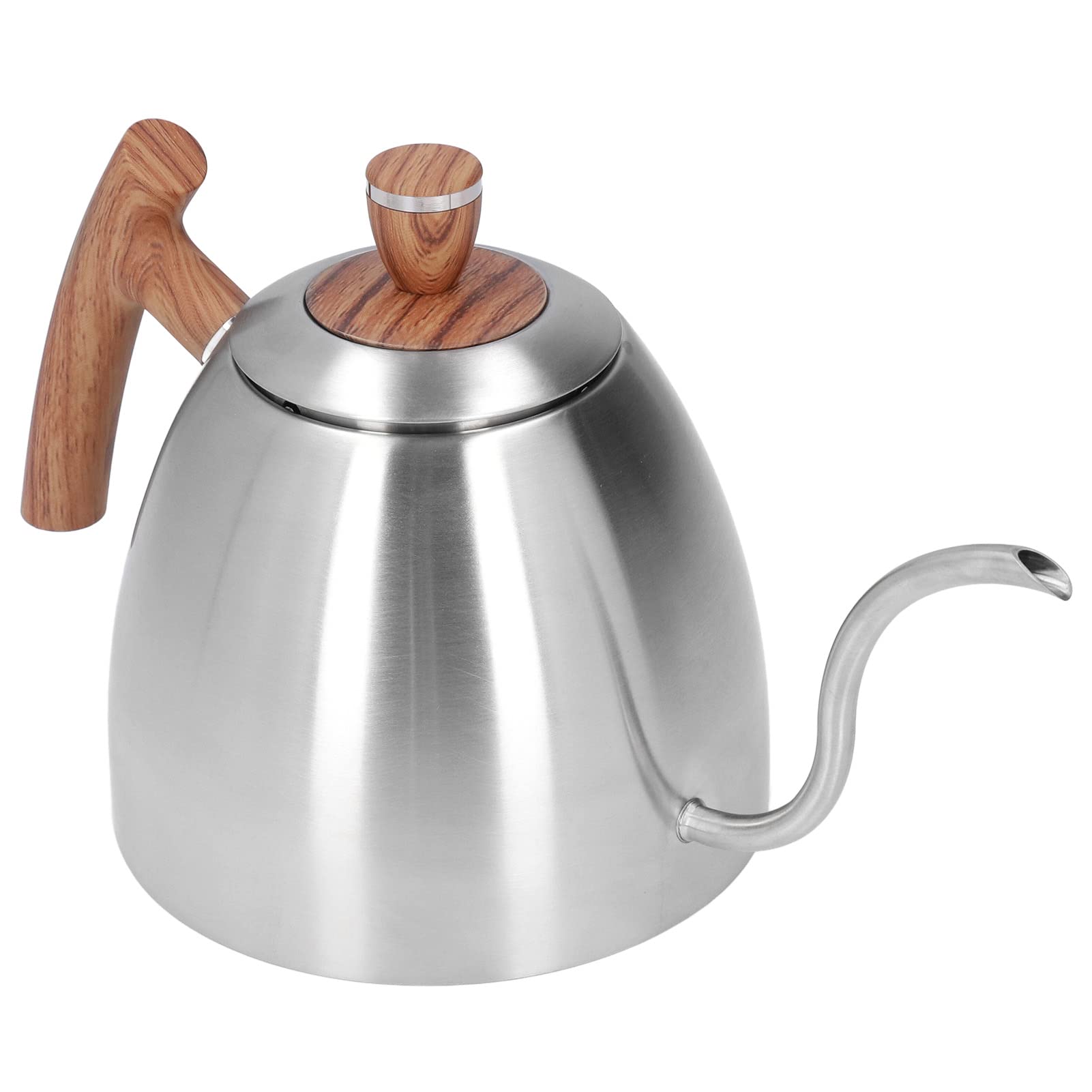 Hervidor de café para Verter, Hervidor de Cuello de Cisne de Acero Inoxidable de Primera Calidad, de Agua de 800 Ml con Ergonómico y Control Preciso, Ideal para el Hogar, la Oficina y la