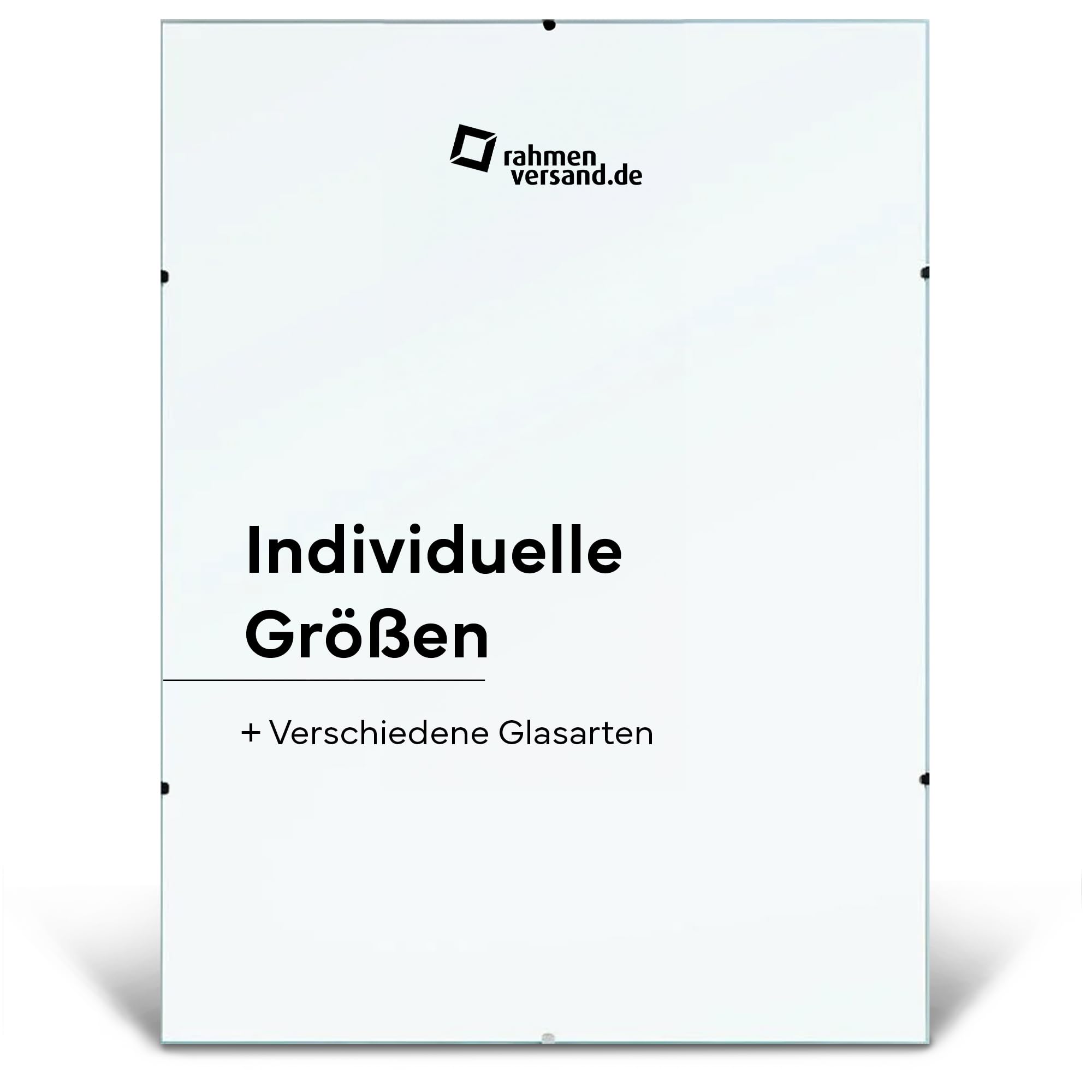 PANORAHMA BILDERRAHMEN Rahmenloser Bilderrahmen 40x40 cm/Glasbilderrahmen zum Aufhängen an der Wand/Bilder Rahmen