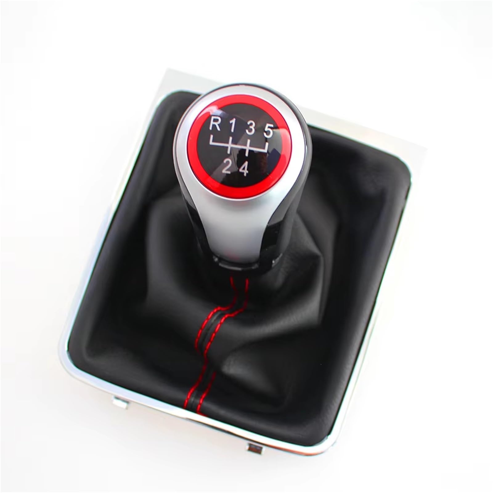 CPDDNGZMKK Gear Shift Knob Lever for Passat B6 2005-2010 New Gear Shift Knob 5/6 Speed MT Lever Change Stick with Gaiter Boot Cover