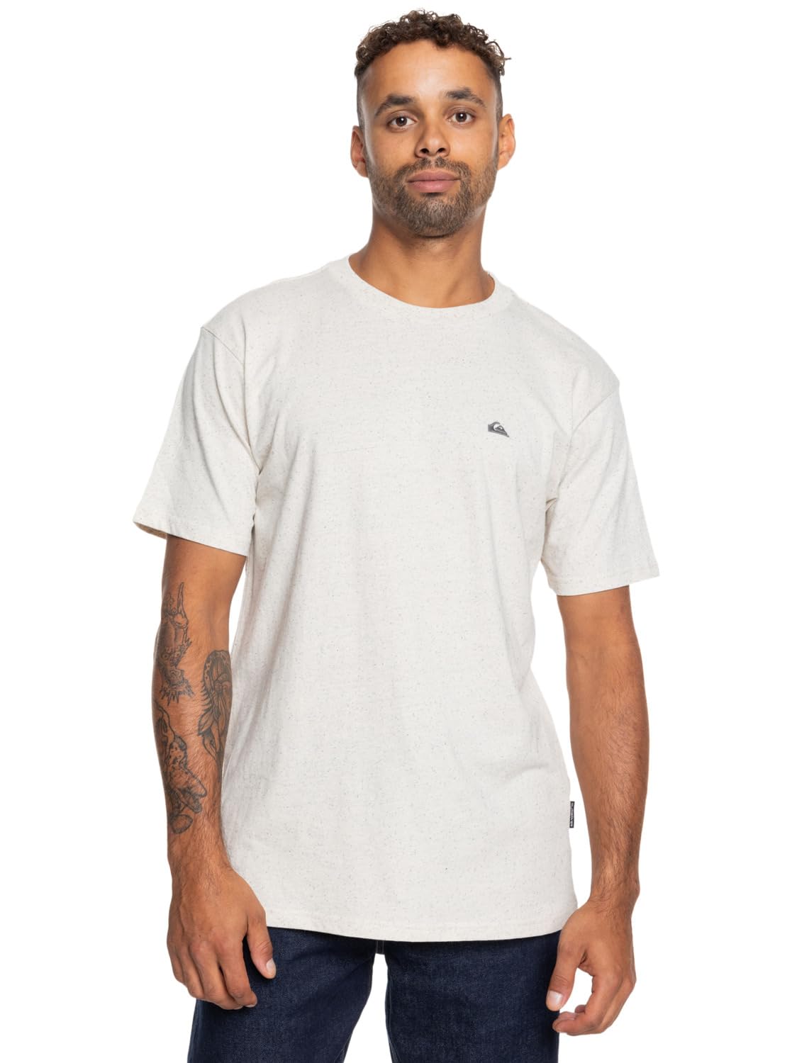 Quiksilver Short-Sleeved T-Shirt NEP Screen TEE SS Men White XS