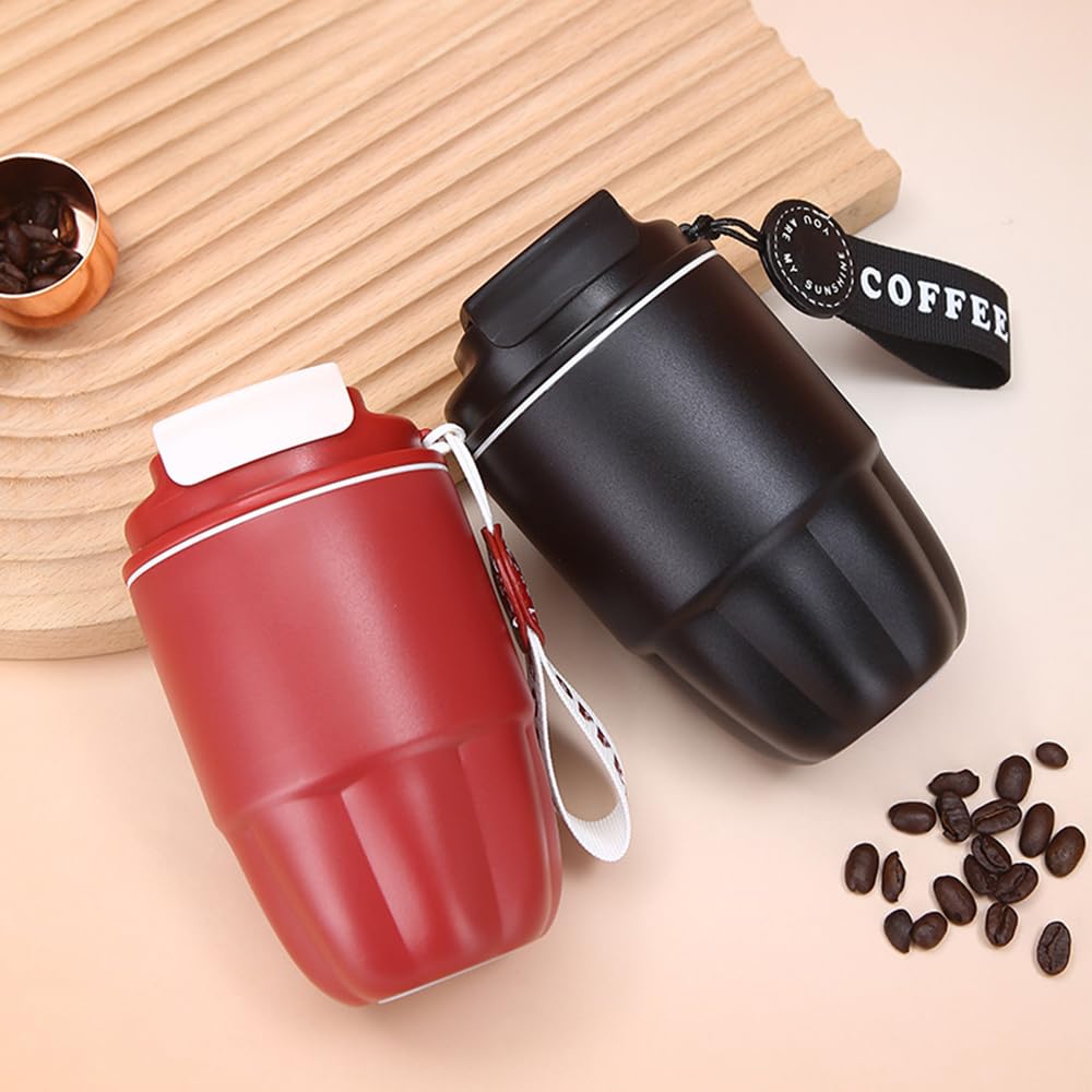 Termo Café FYting 500ml | Acero Inoxidable 316, Tapa Con Muñeca - ¡Antifugas!