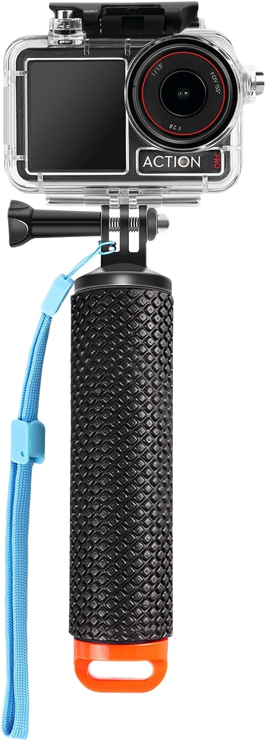 SUNDO Protective Case Compatible for DJI Action 5 Pro/Action 4/Action 3 Camera,50M/164FT Waterproof Cover Deep Diving Scuba Snorkeling Swimming Housing Accessories Kit