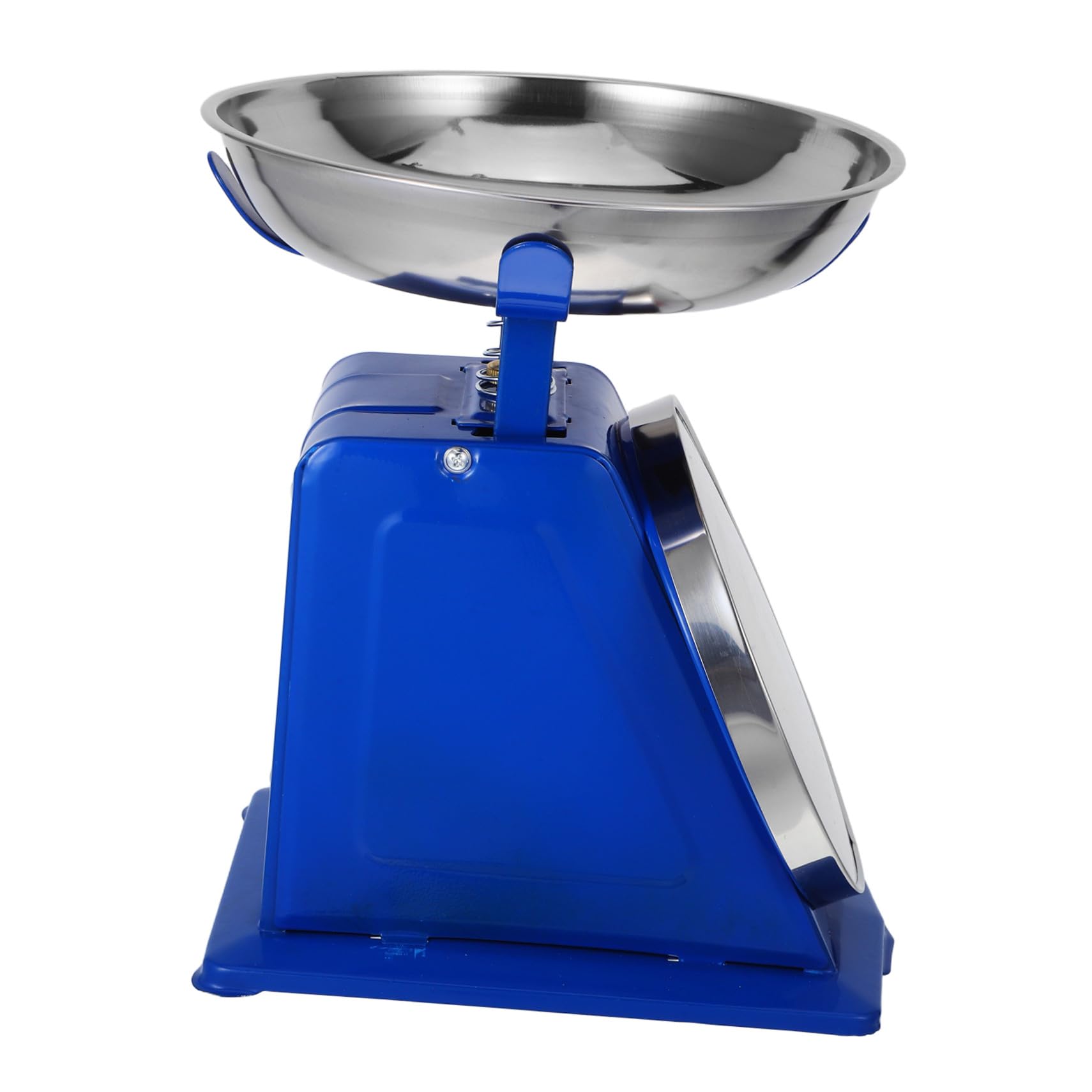 Báscula Mecánica de Cocina de 10 Kg con Bandeja Desmontable de Acero Inoxidable Vintage y Dial Resistente y Uso Versátil para Preparación de Comidas
