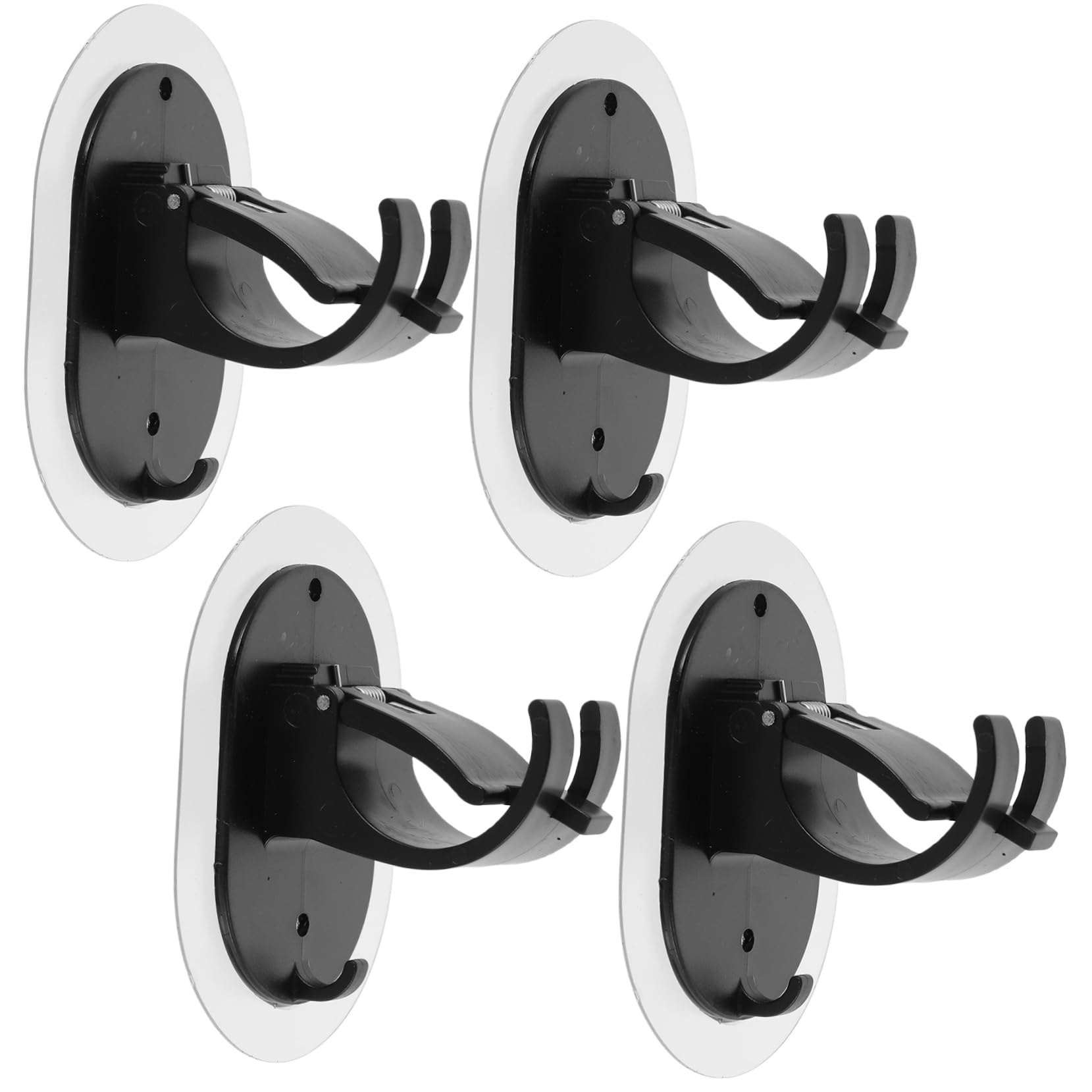 MAGICLULU 3 Ensembles Pinces pour Tringles À Rideaux Crochets Supports Universels pour Tringles À Rideaux Supports De Fixation pour Tringles À Rideaux Supports De Fixation 4 pièces * 3
