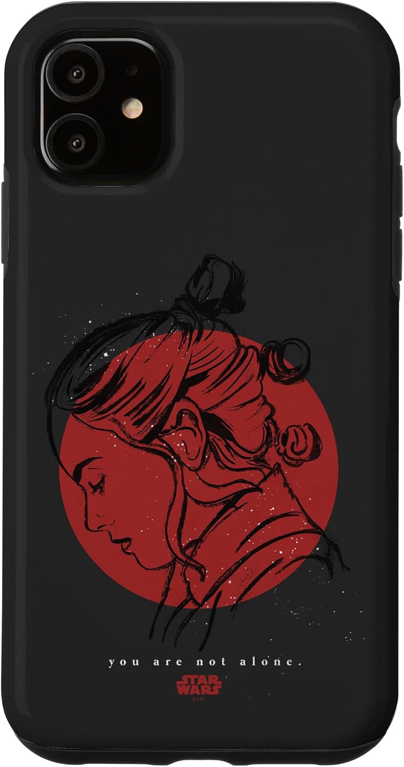 Star Wars Rey You Are Not Alone Valentine's Day Couples Case for iPhone XR