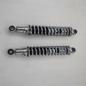 325mm 8mm Spring Chrome Motorcycle Rear Shock Absorbers For Yamaha FZX750 FZX 750 1986 1987 1988 1989 1990 1991 1992 1993 1994