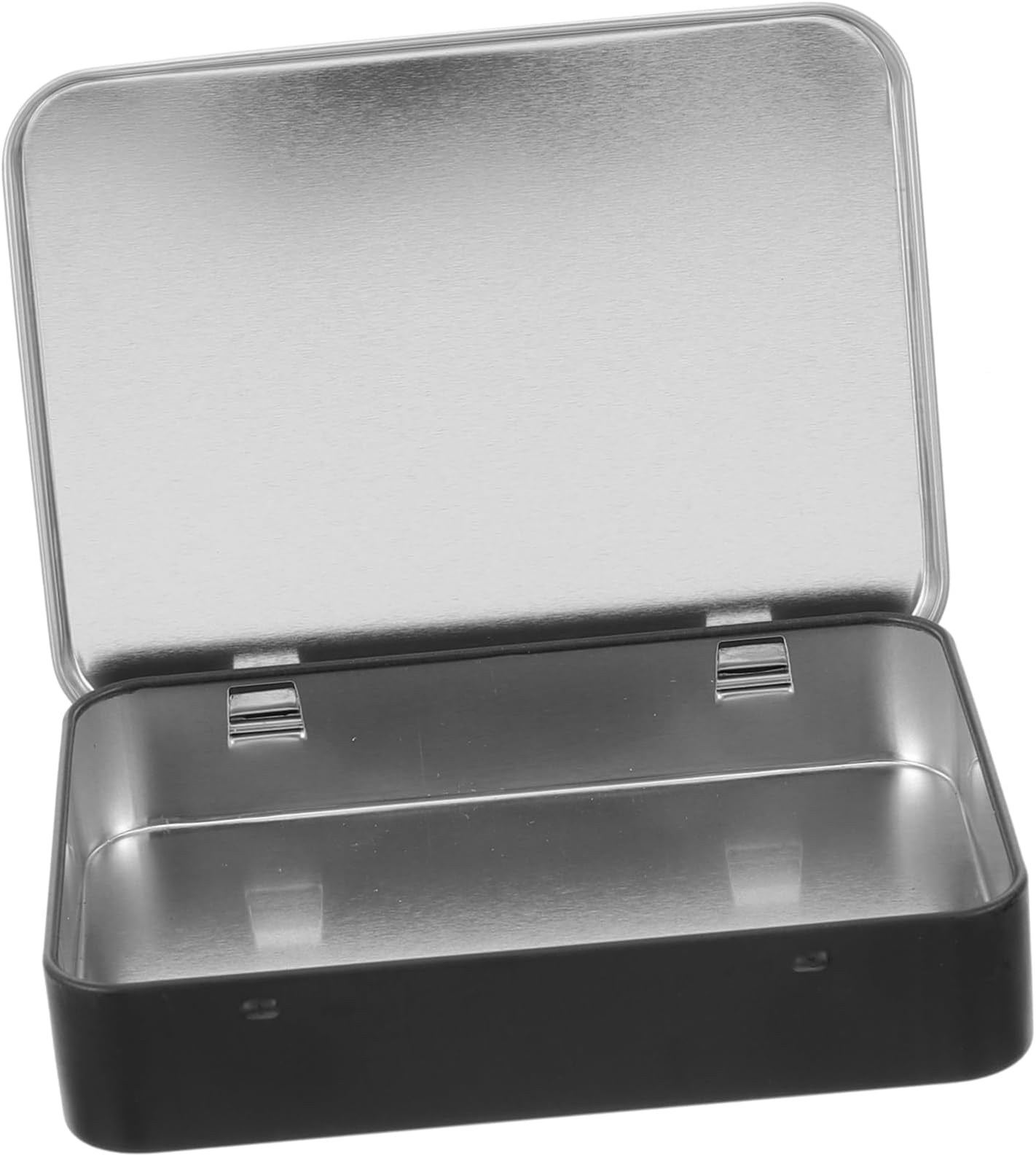 BESTonZON Tin Storage Box Lid Tinplate Storage Holder Tinplate Candy Cans Match Rope Can Container