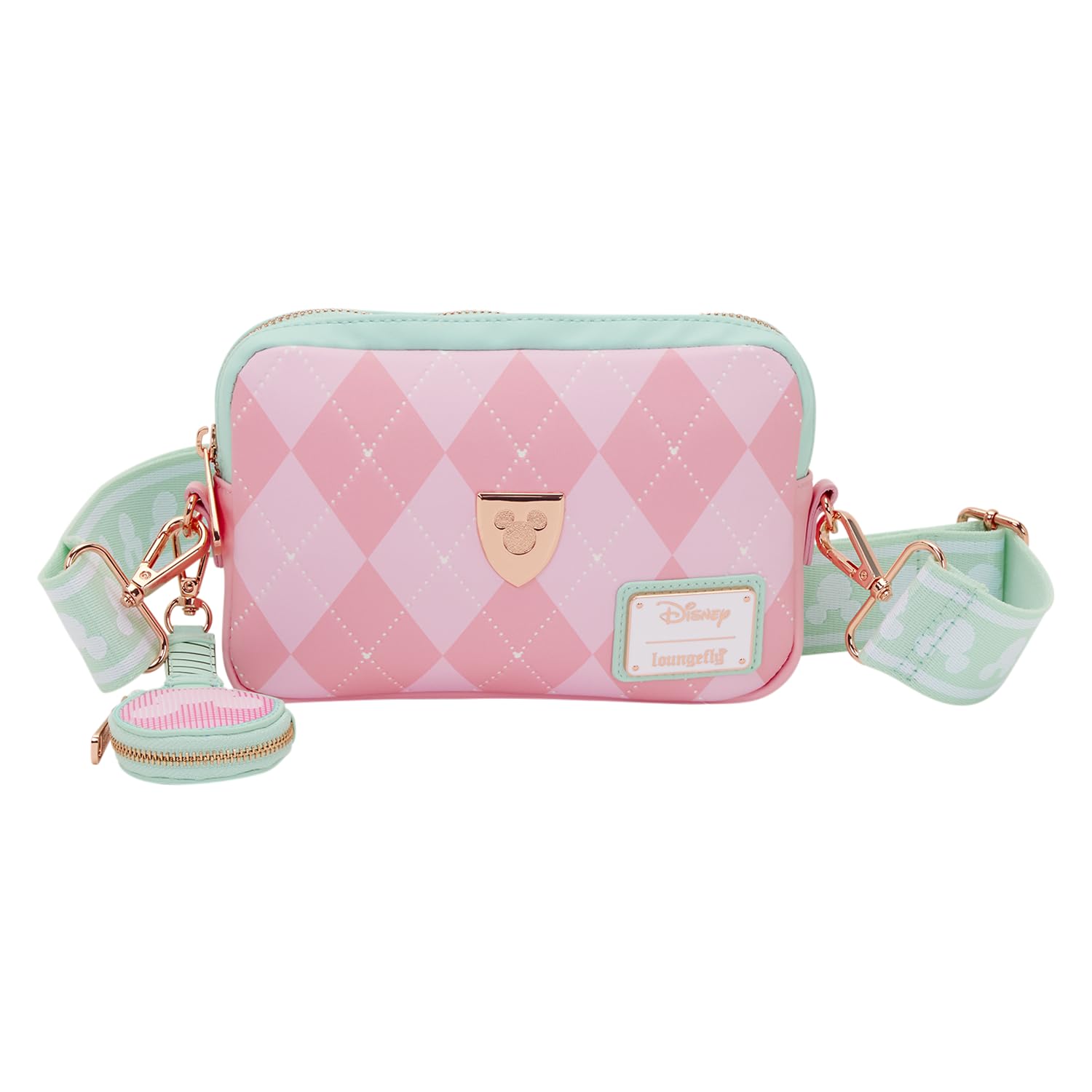 Loungefly Disney Mickey & Friends Tennis Sling Crossbody Bag With Coin Bag