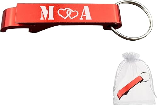 Miniatura 3 de Llavero abrebotellas personalizado, recuerdos de boda personalizados para invitados, abrebotellas grabados personalizados para fiestas de