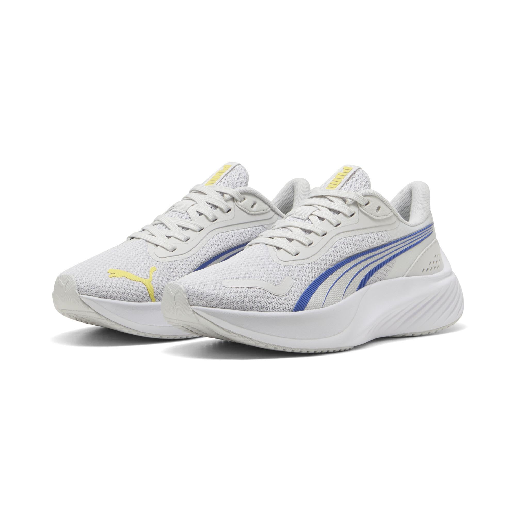 PUMA Pounce Lite Jr Kinder Indoor Sneaker 401512 02 gelb schwarz