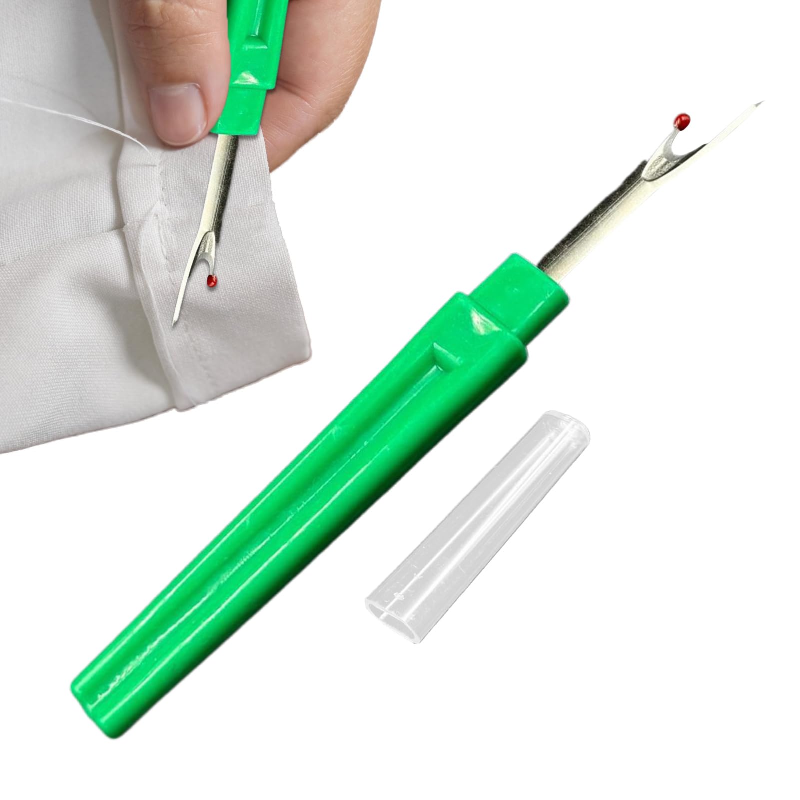 Generico Scucitrici Precisione Antiscivolo 2-in-1 Portatile | Levafili Da Ricamo Scucitore Per Sartoria Ricamo Casa Viaggio Artigianato Principianti Cucito Sarto