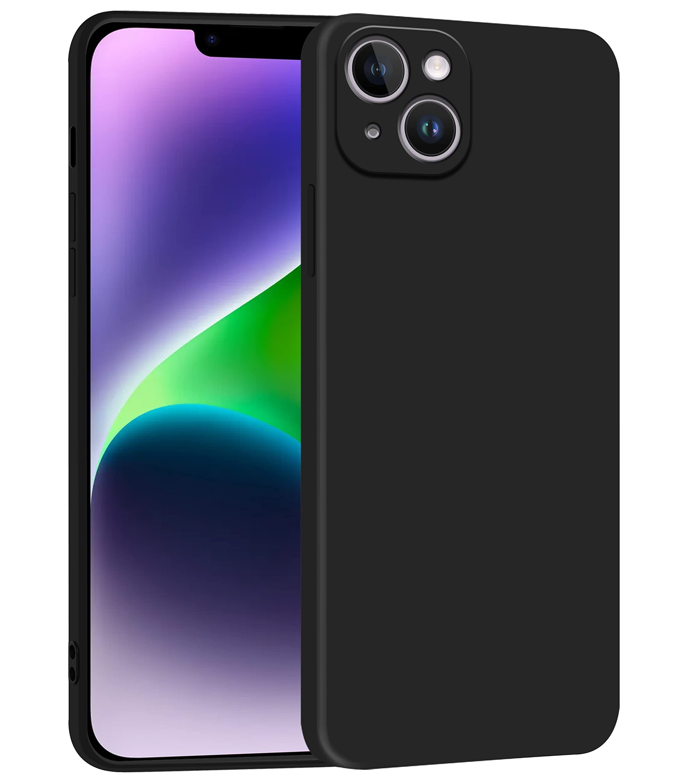 Amazon Brand - Solimo Mobile Cover for iPhone 14 (Silicone_Black) (B0BRKYH476) Amazon Price History, Amazon Price Tracker