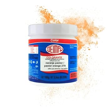 Deiman Artificial Food Color Pastor Orange 270 3.5 oz