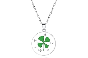 Real 4 Leaf Clover Necklace: A Touch of Irish Charm