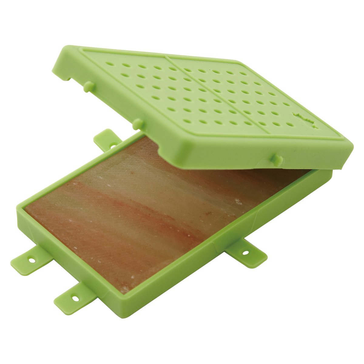 LOGOS Silicone Salt Plate Case - Green, FF Size - Protects & Carries Salt Plates