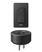 Vista 1 de Remote Control Outlet Plug Switch, Buckle Design & Removable Wireless Light Switch, 300 ft, 1500W On Off Power Switch for Household Appliances, No