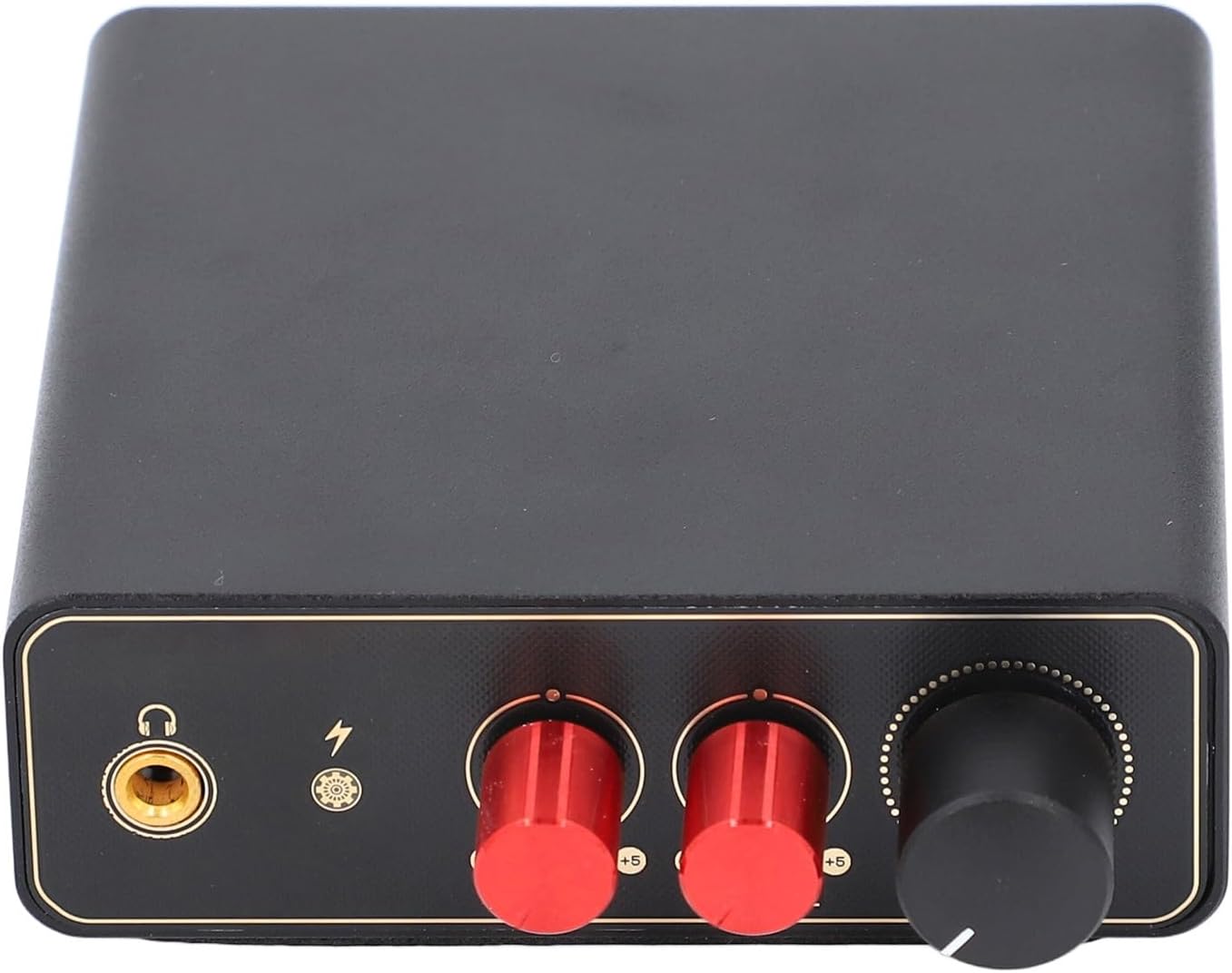 Mini Turntable Preamplifier with MM and MC Phono Stage, 3.5 mm Headphone Jack, and Stereo AV Output - 5 V USB Power and Aluminum Housing for Record Player Audio Signal Conversion